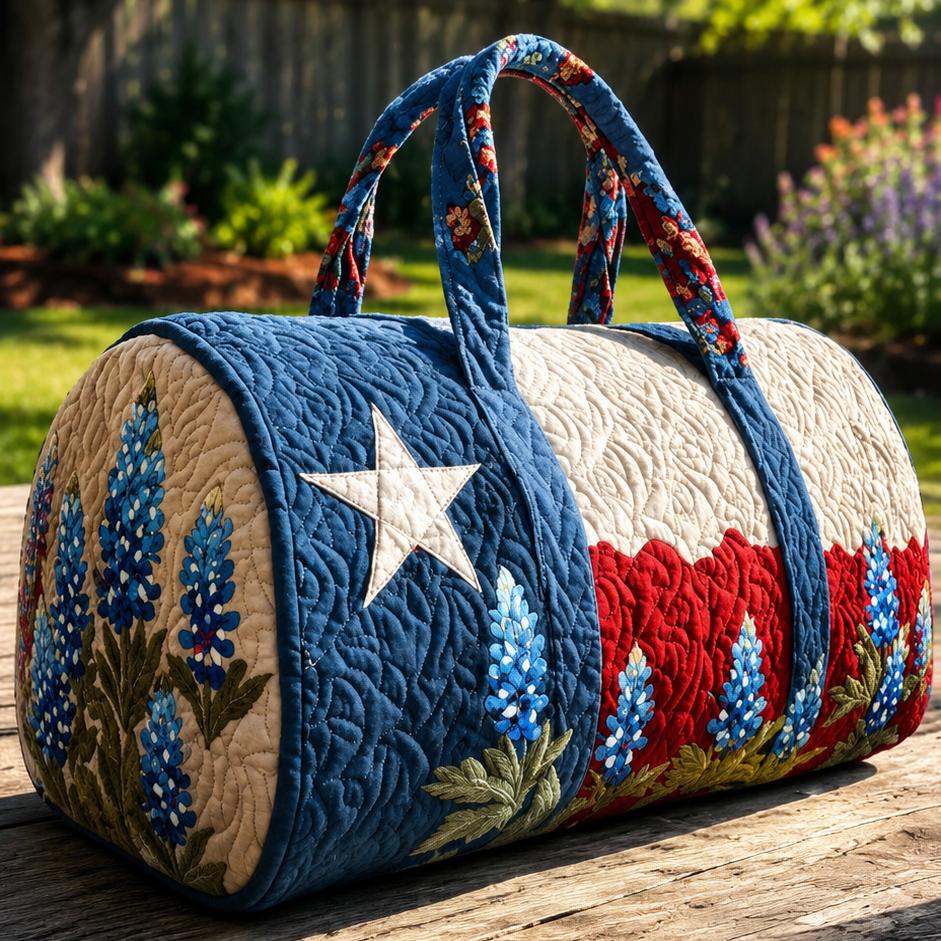 Handmade Quilted Duffel Bags